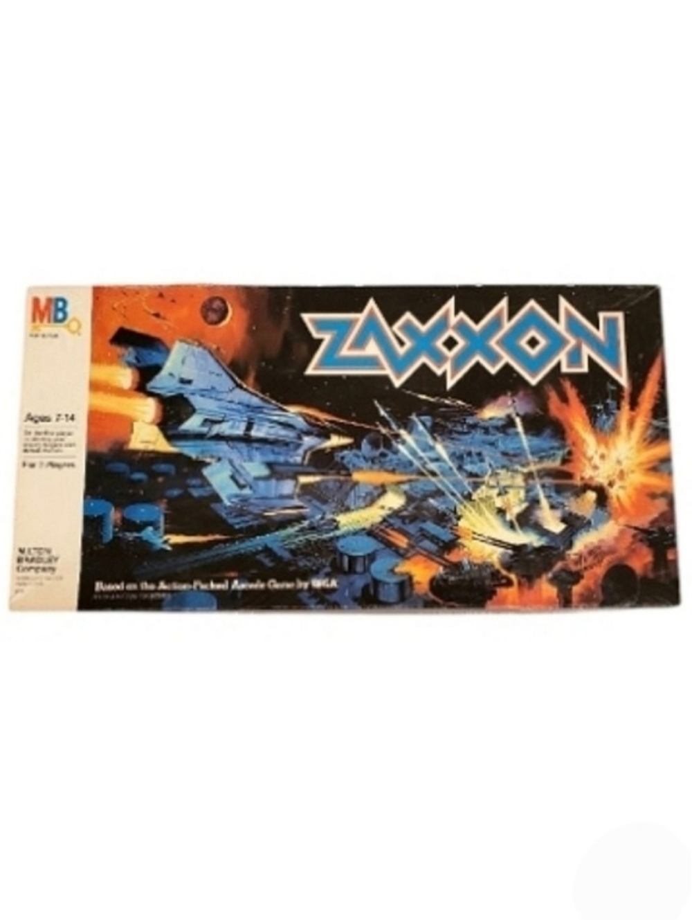 Zaxxon Board Game 1982 Milton Bradley SEGA Arcade Incomplete Parts Vintage